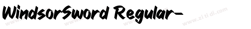 WindsorSword Regular字体转换